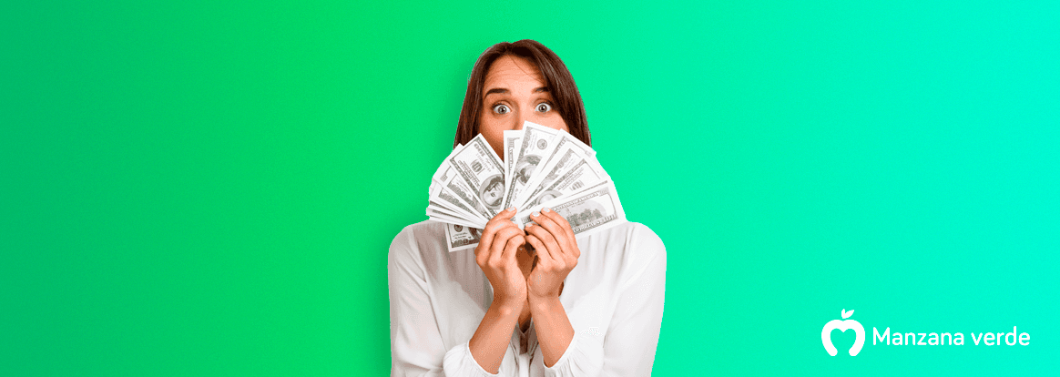 ¿cómo las finanzas afectan nuestra salud? manzana verde