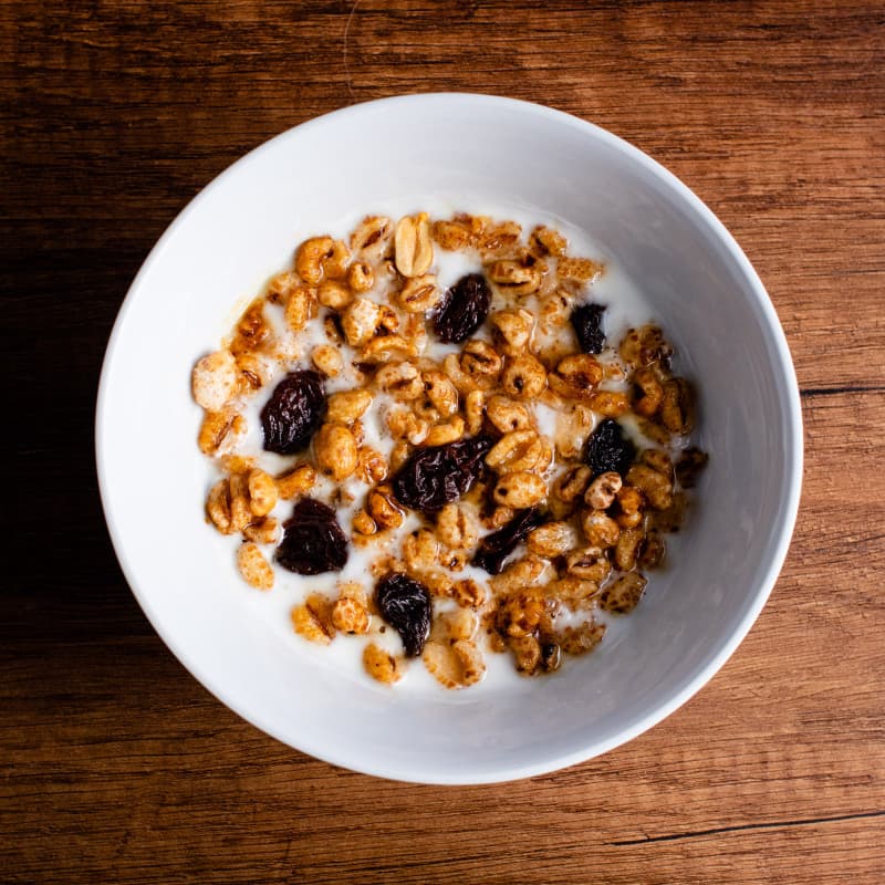 Yogurt con frutos secos