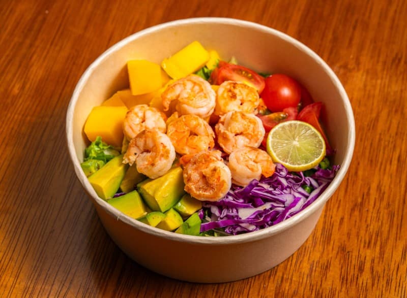 Ensalada poke.