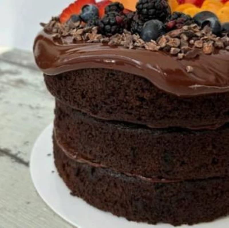 Torta de chocolate gluten free .