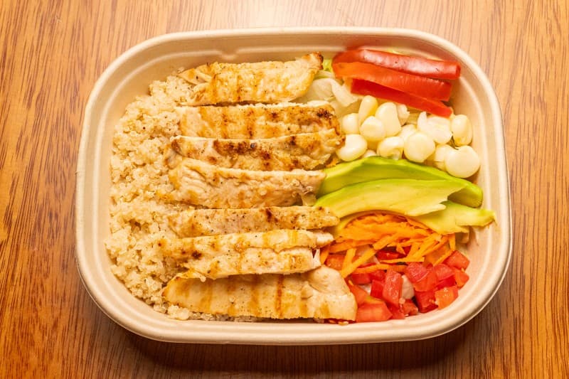 Ensalada quinua con palta
