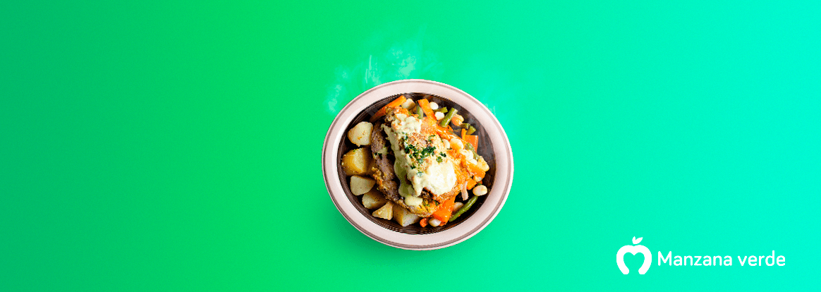 receta de pescado crocante al ajo y papas al horno