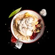 Pollo en salsa de champiñones