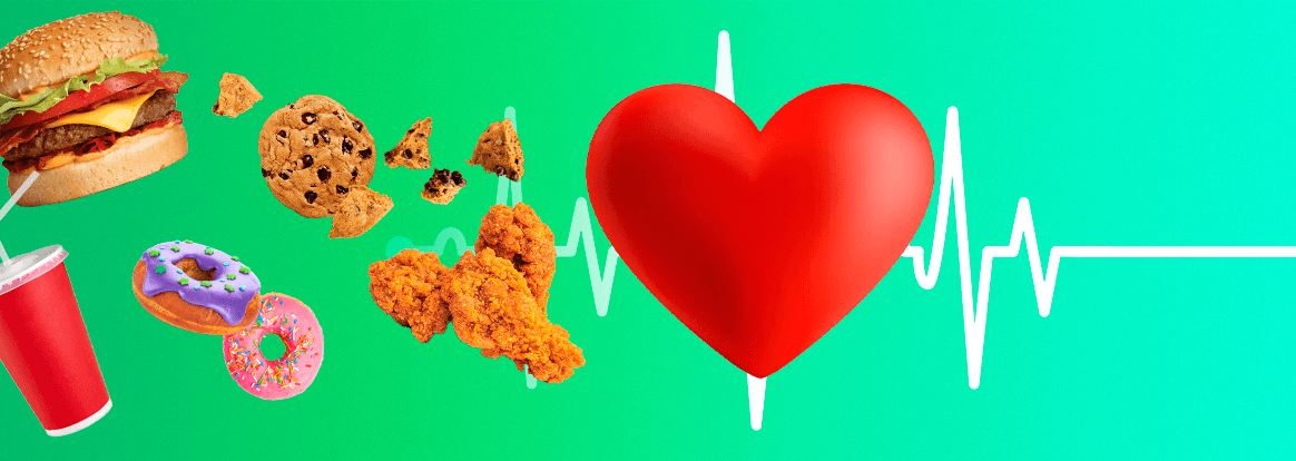 La mala alimentación daña tu corazón