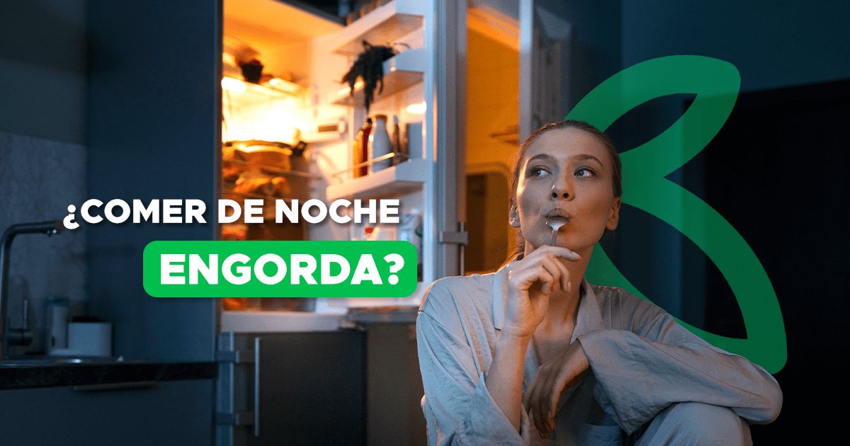 comer de noche engorda