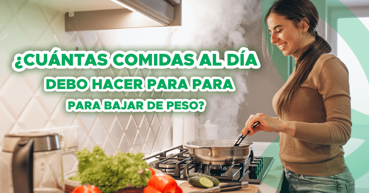 ¿Cuántas comidas al día debo hacer para perder peso?