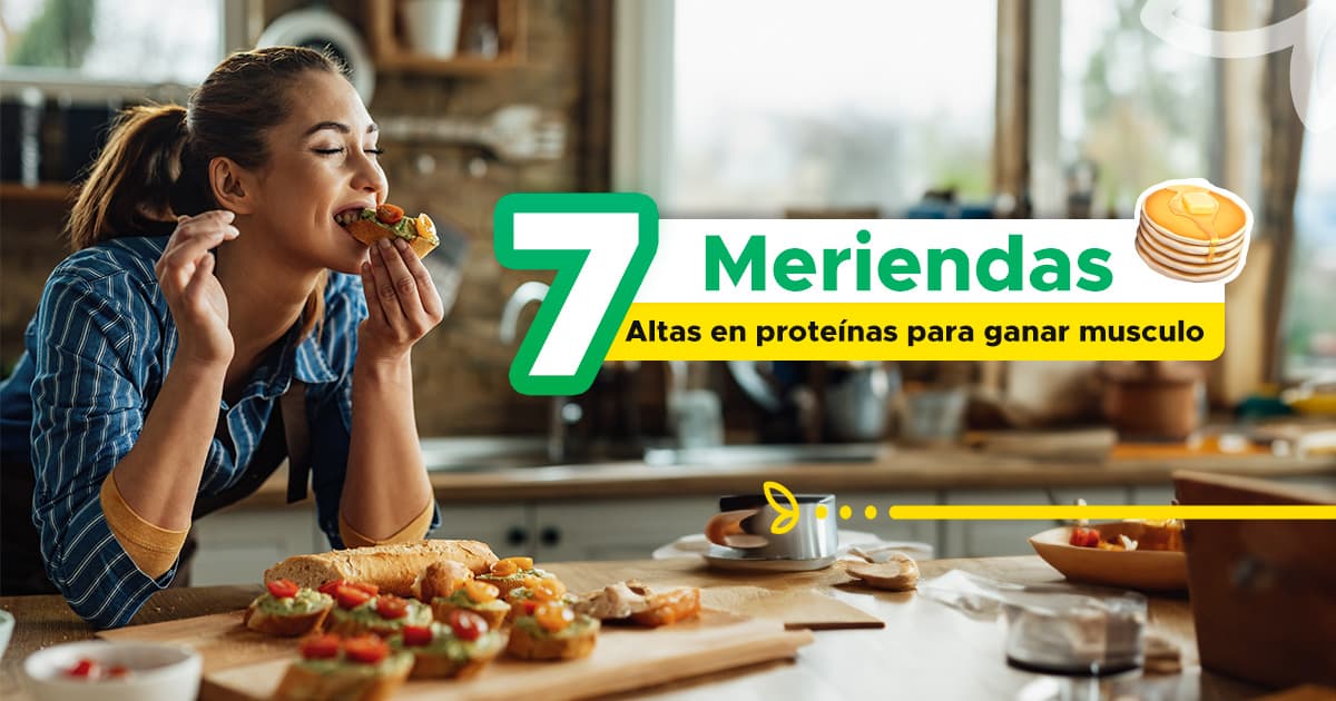 <strong>7 Meriendas Altas en Proteínas para Ganar Músculo</strong>
