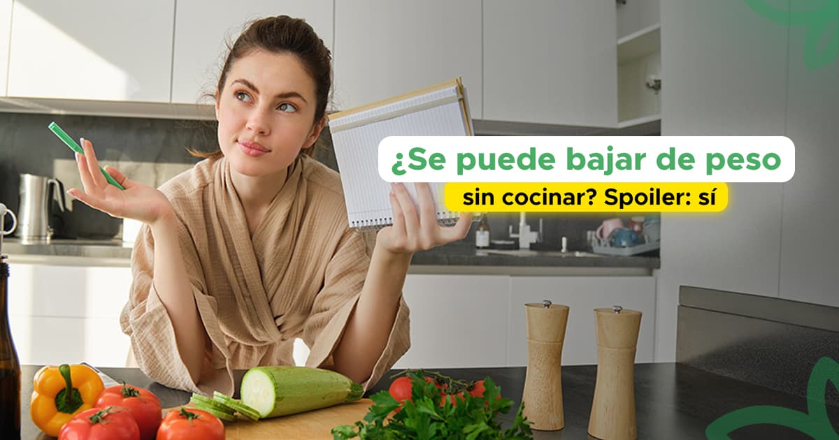 ¿Se puede bajar de peso sin cocinar?