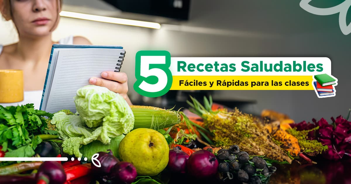 5 Recetas Saludables Fáciles y Rápidas en Menos de 30 Min