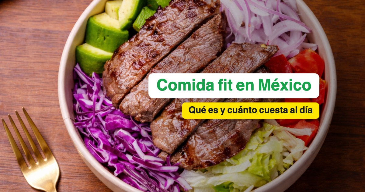 Comida fit en México, qué es y cuánto cuesta comerla todos los días